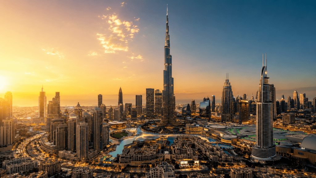 Dubai dhe Abu Dhabi – skyline modern, Burj Khalifa dhe Emiratet e Bashkuara Arabe