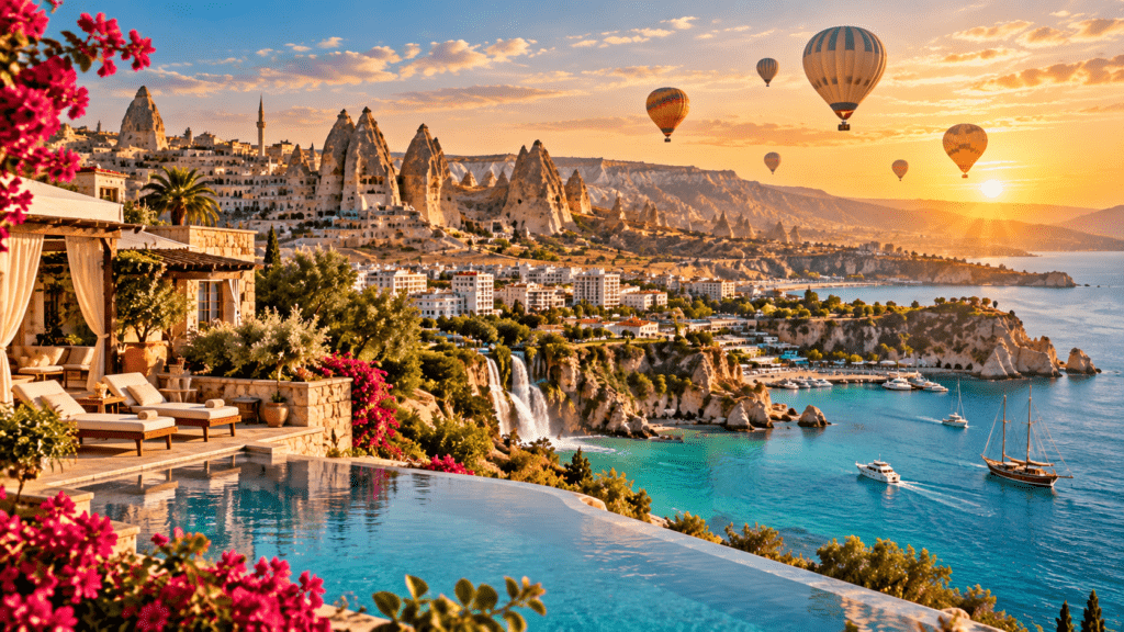 Plazh në Antalya, Tur në Cappadocia