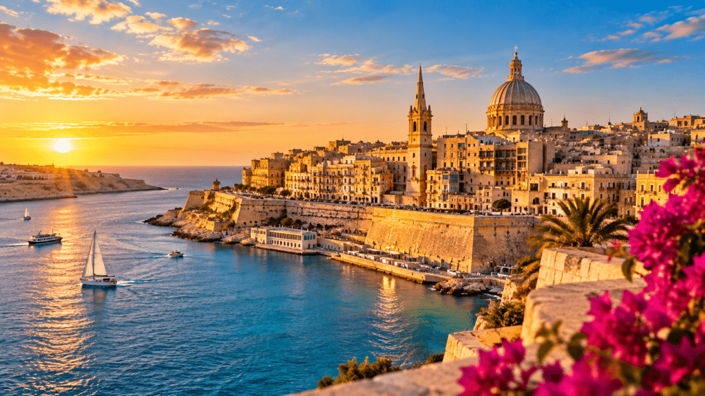 Maltë – Valletta, Grand Harbour dhe bregdeti mesdhetar