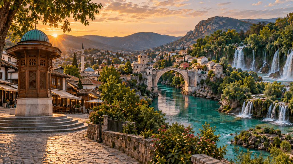 Sarajevë, Mostar dhe Ujëvara Kravica – Bosnje dhe Hercegovinë