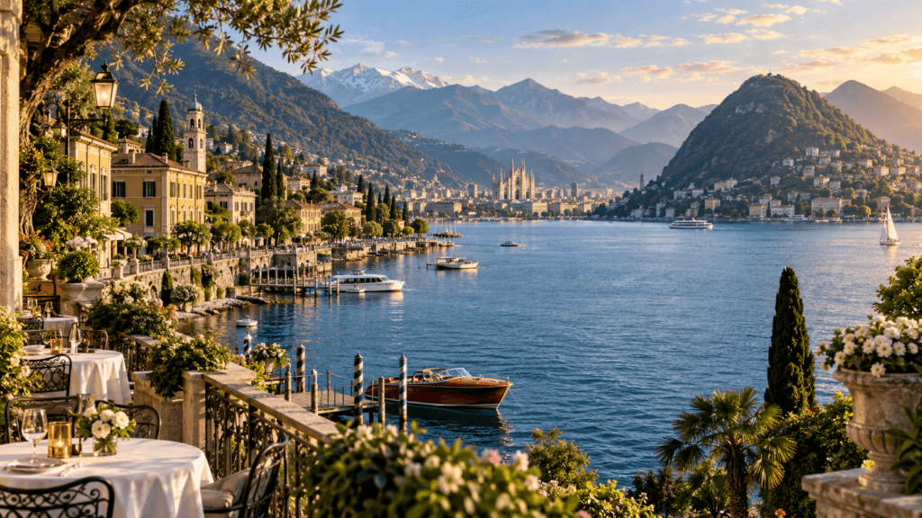 Milano, Lugano, Liqeni Como dhe Maggiore – Itali dhe Zvicër