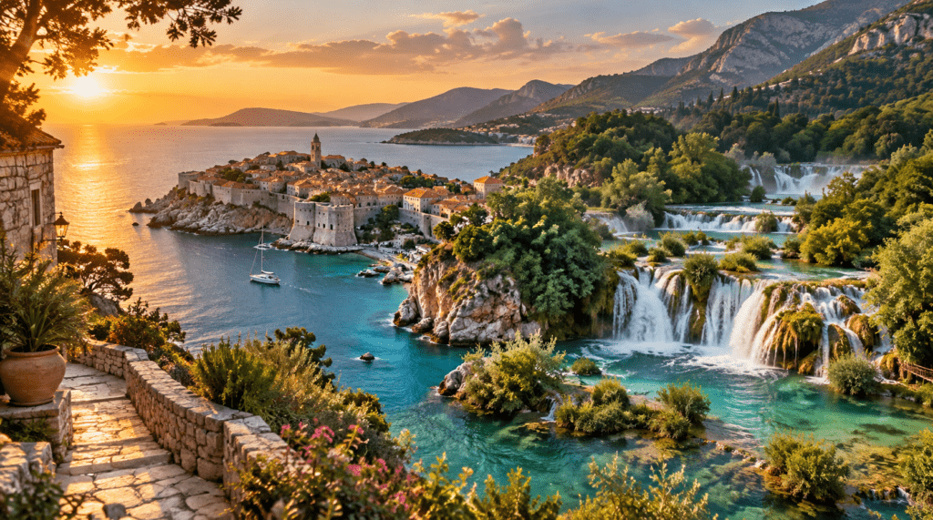 Bregdeti Dalmat dhe Parku Krka – Kroaci
