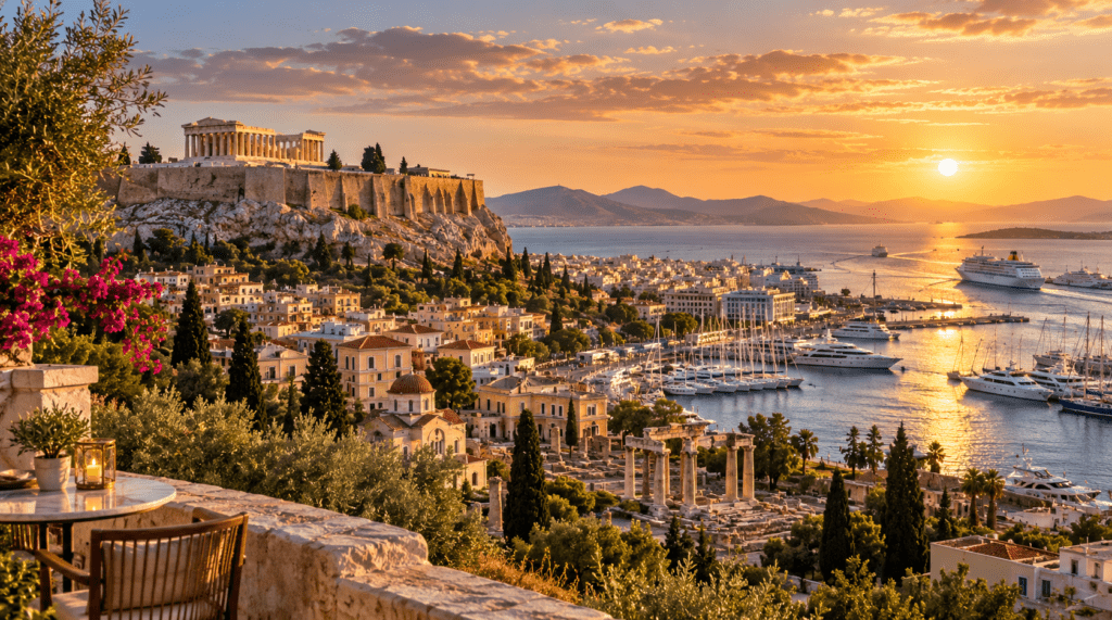 Athinë dhe Pireus – Akropoli dhe marina, tur 3 ditë me avion