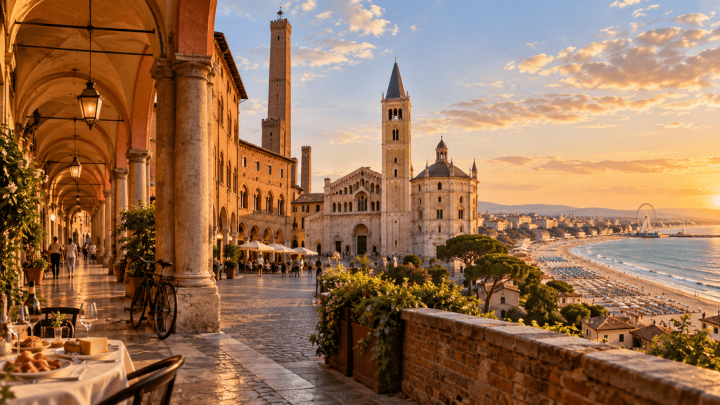 Bologna, Parma, Rimini