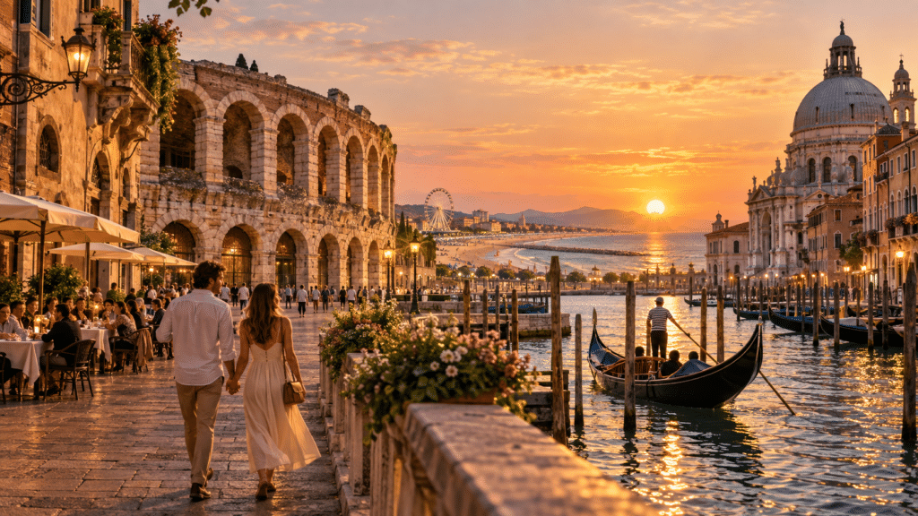 Rimini, Verona, Venecie