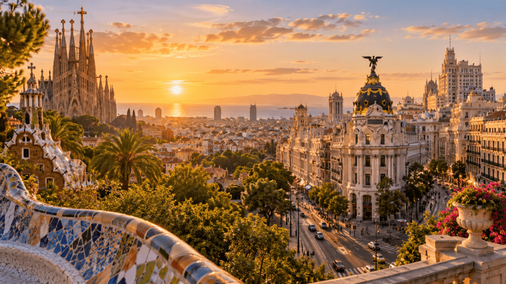 Udhëtim në Madrid - Barcelonë