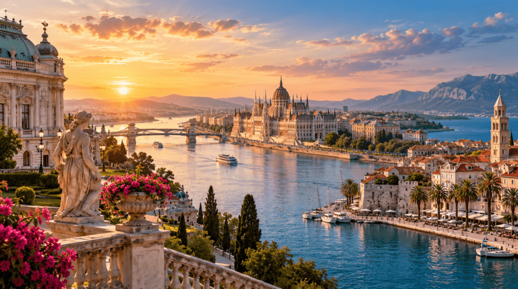 Vjenë, Budapest, Split