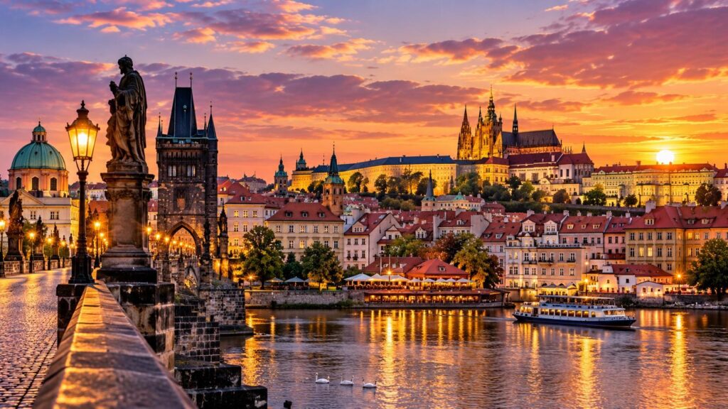 Pragë – Ura e Karlit dhe Kështjella e Pragës, tur me Dresden dhe Karlovy Vary