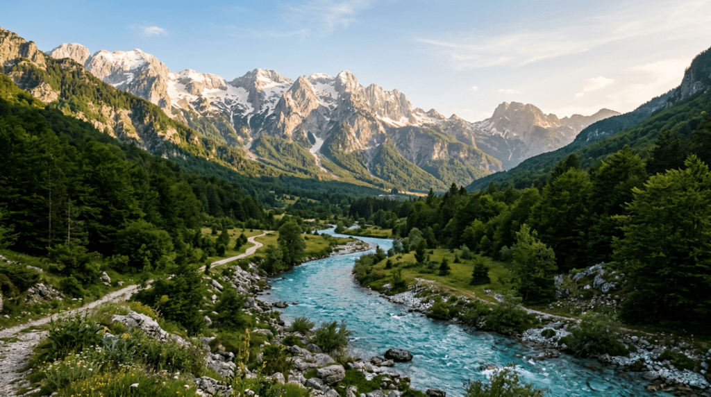 Valbonë – lugina, lumi dhe Alpet Shqiptare